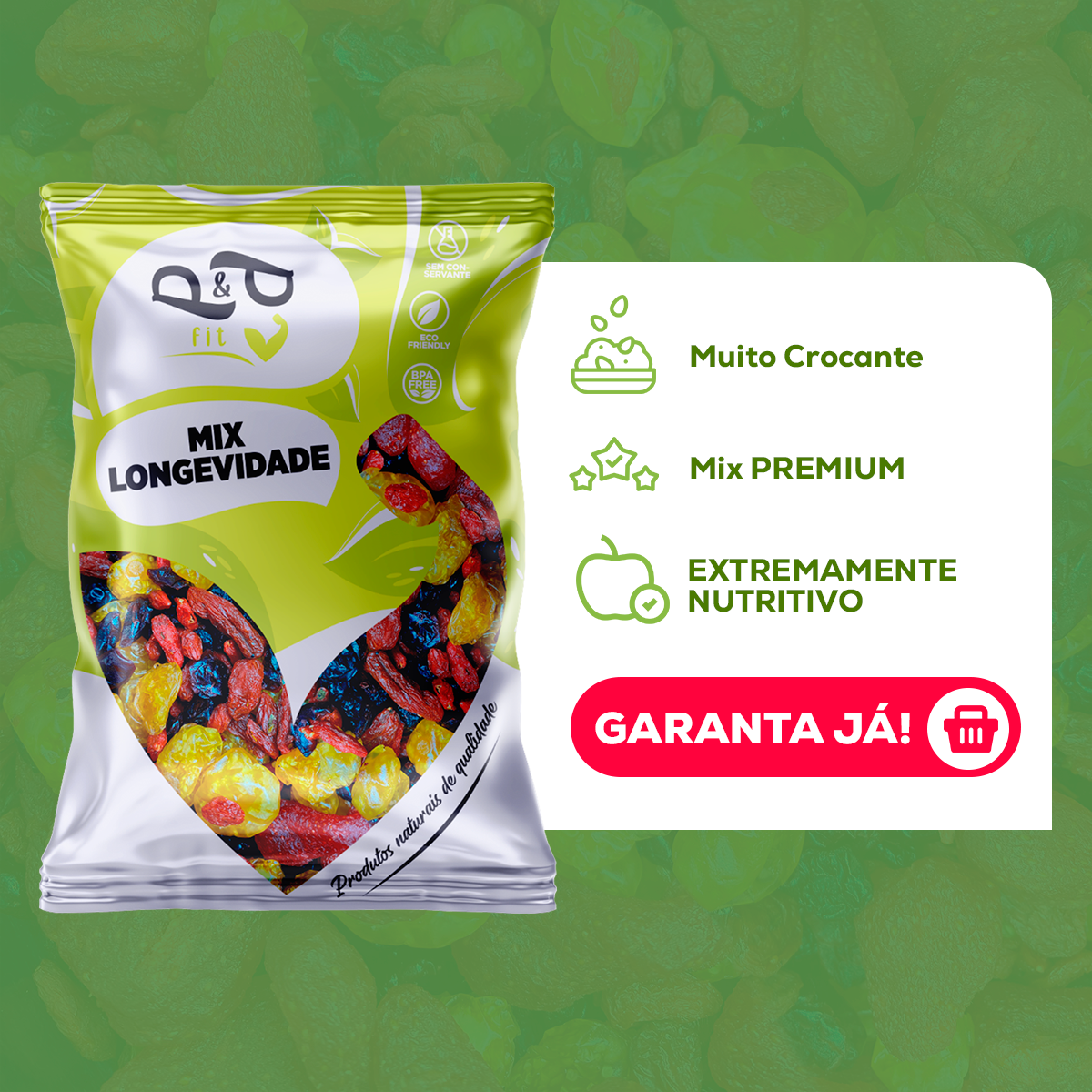 Mix Longevidade - P&P - P&P Fit - A sua loja de Produtos Naturais