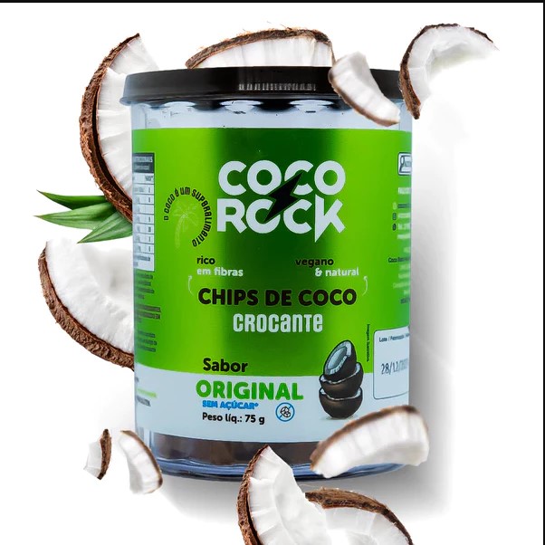 Cocco Rocks Coco Rock Crispy De Coco 75G - Todos Sabores - P&P Fit - A sua loja de ...