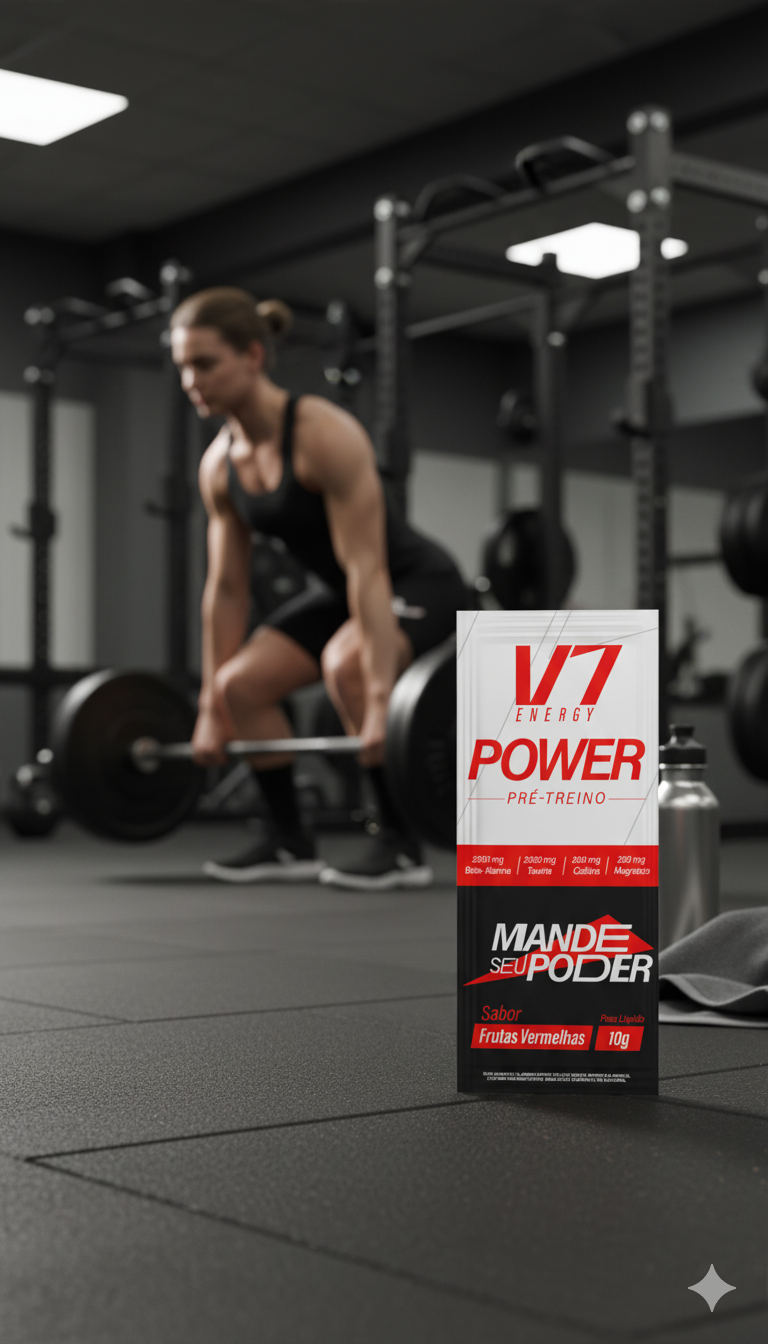 Pré Treino V7 Power Sache 10G Unidade - V7 ENERGY - P&P Fit - A