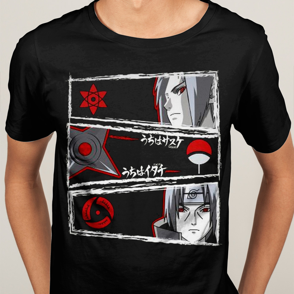 Camiseta Olhos Naruto Sharingan – UNISSEX [P] – Art Sinistro
