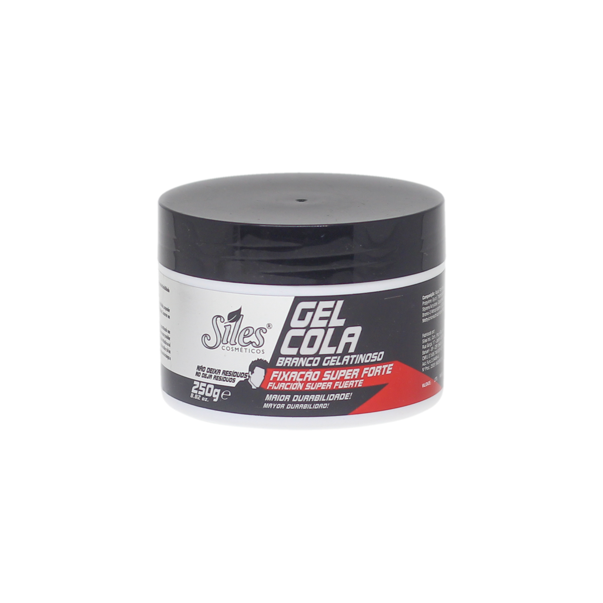 Gel Cola Fixação Super Forte Siles Pote 250g