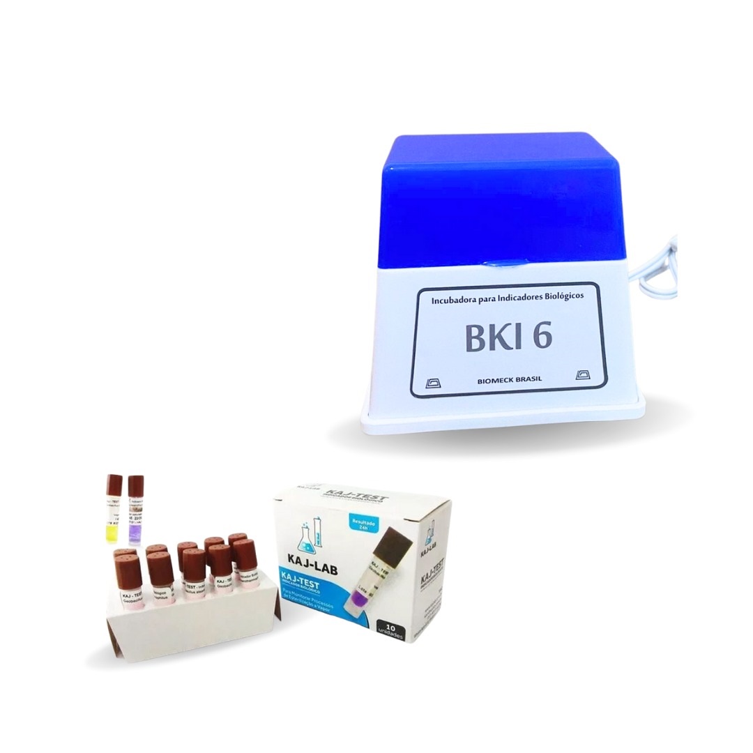 Mini incubadora Biomeck + teste biológico - Kaj Lab - Casa do Dentista  online