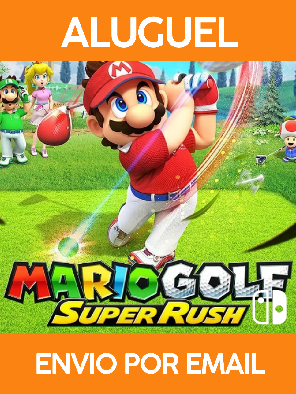 Mario Golf: Super Rush - Alugar Jogo Nintendo Switch - PlayAluga