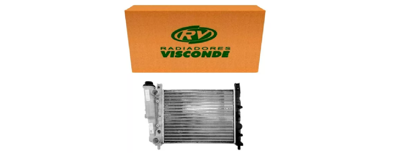 Unoco Radiator Radiador Agua - Uno Mille Economy 1.0 8v Fire 2009 a 2013 - C ...