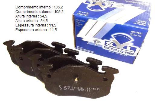 Jogo Pastilha Freio Traseiro - Citroen ZX 2.0 16v 1992 a 1997