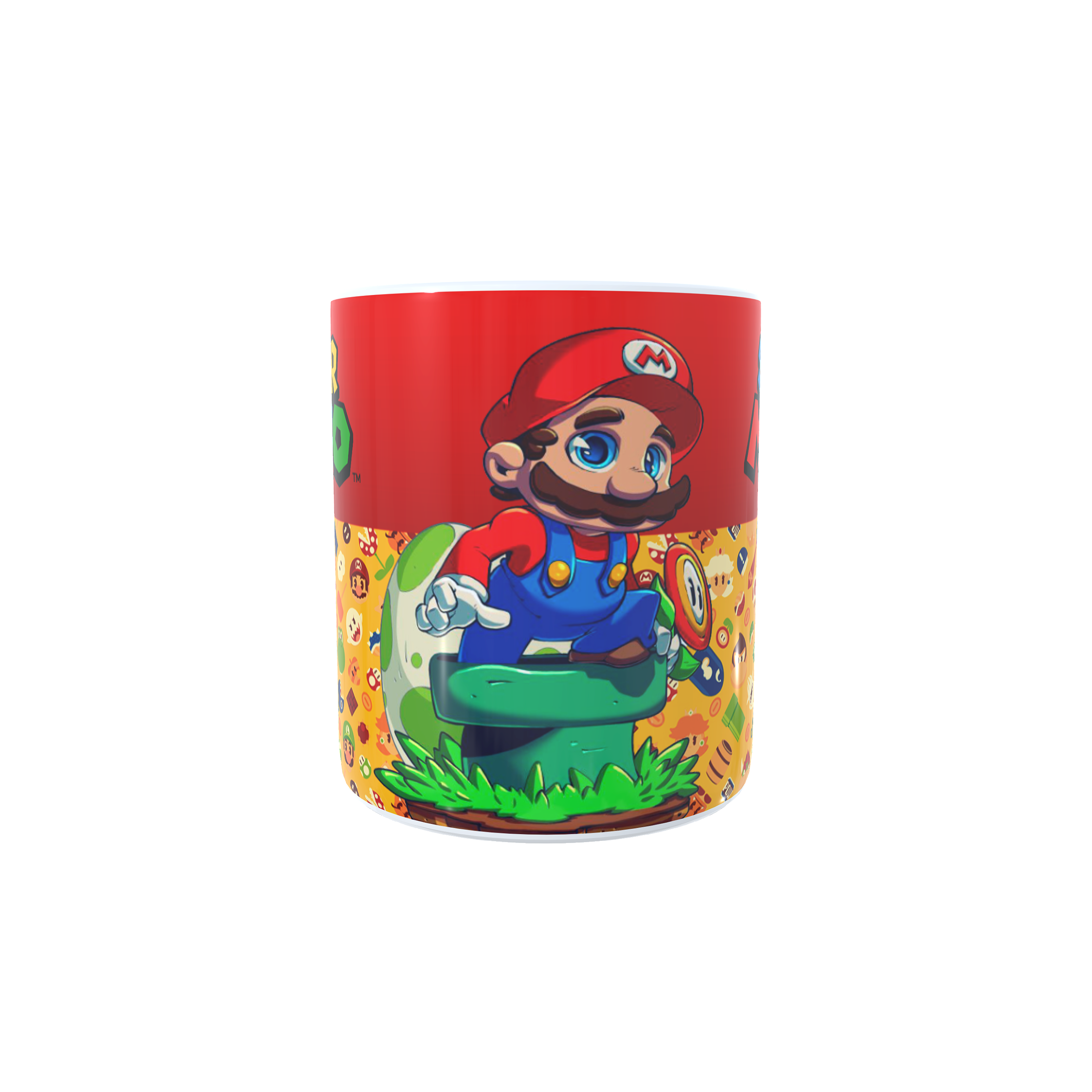 Chávena com Caixa Super Mario 1-UP Cerâmica 360 ml - Super Mario