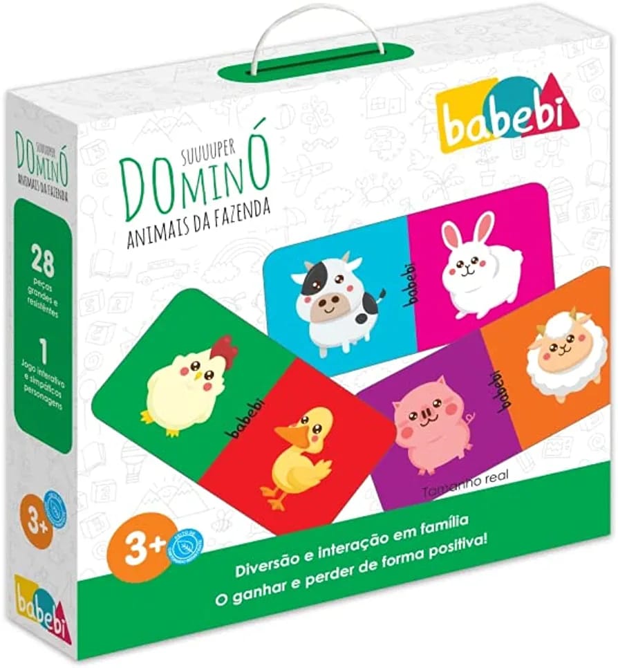 Jogo Educativo Super Bingo De Brinquedo Infantil Dos Animais