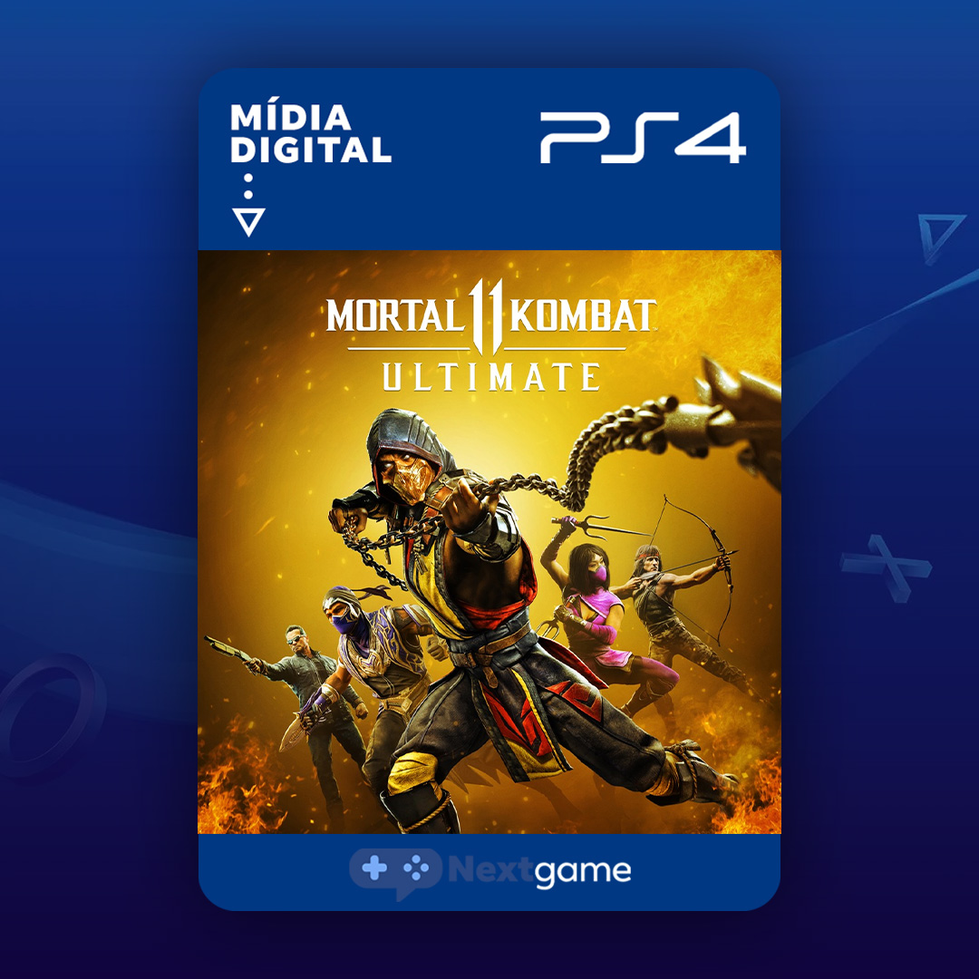 mortal kombat 11 para ps4 em mídia digital