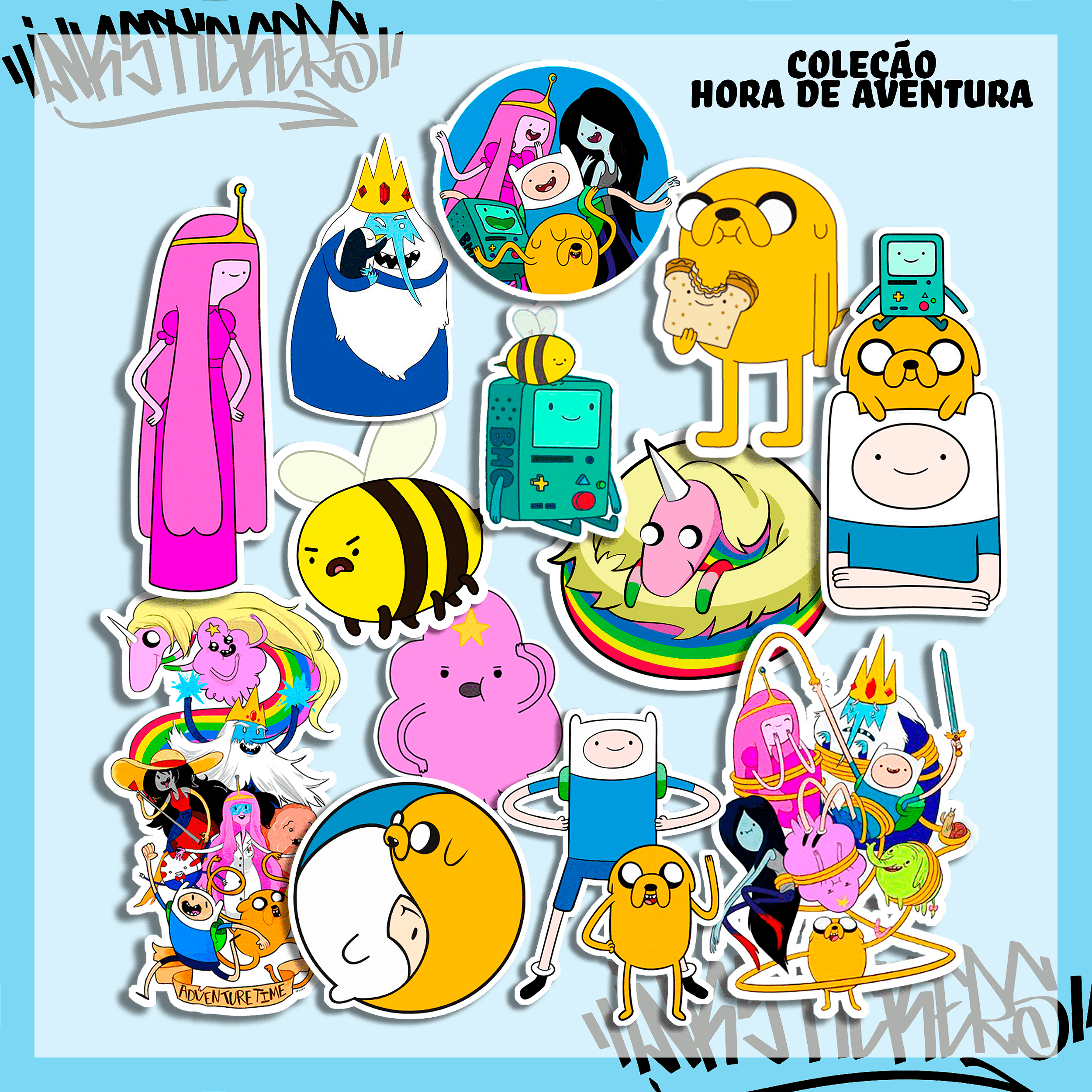 Pack Hora de Aventura - InkStickers