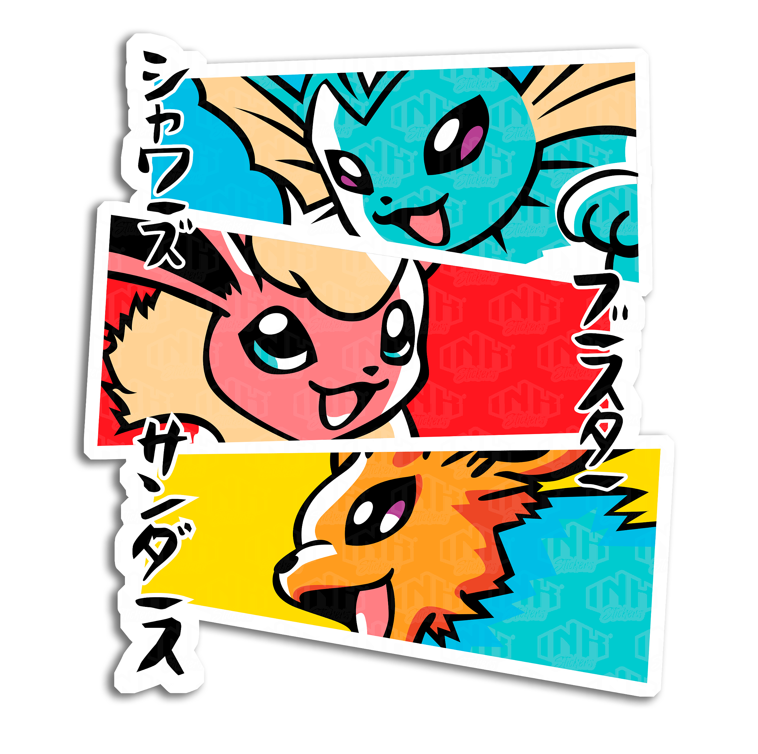 Adesivo A Prova D'água Eevee - InkStickers