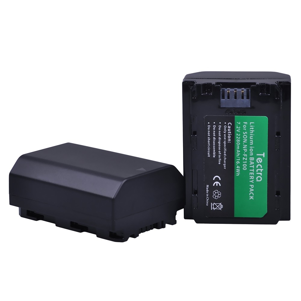 NEEWER NP-FZ100 Lot de 2 chargeurs de Batterie de Rechange 2280 Ah et