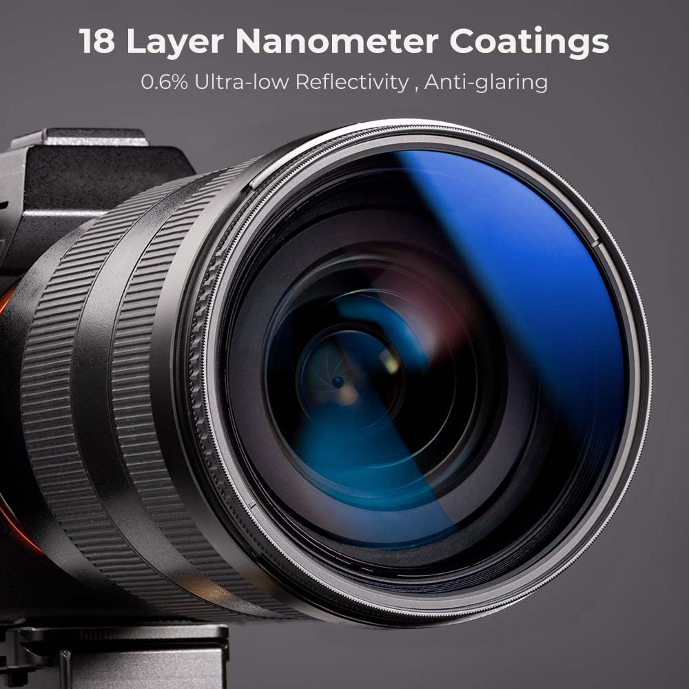 Filtro Polarizador Circular K&F Concept Nano-X Pro 82mm - CPL Para Fotografía Profesional