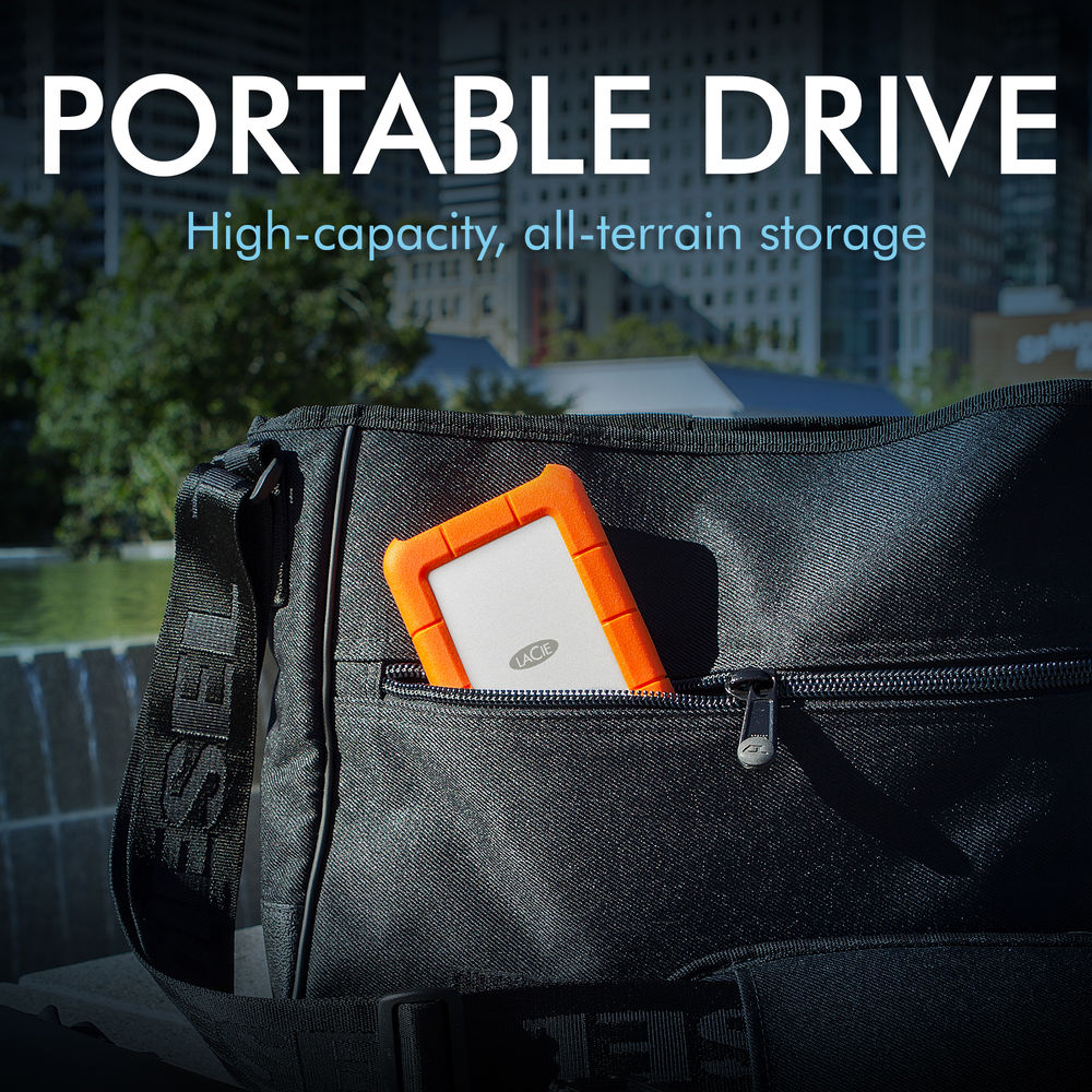 Lacie R HD Externo LaCie 2TB Rugged USB 3.1 Gen 1 Type-C - Backup Equipamentos