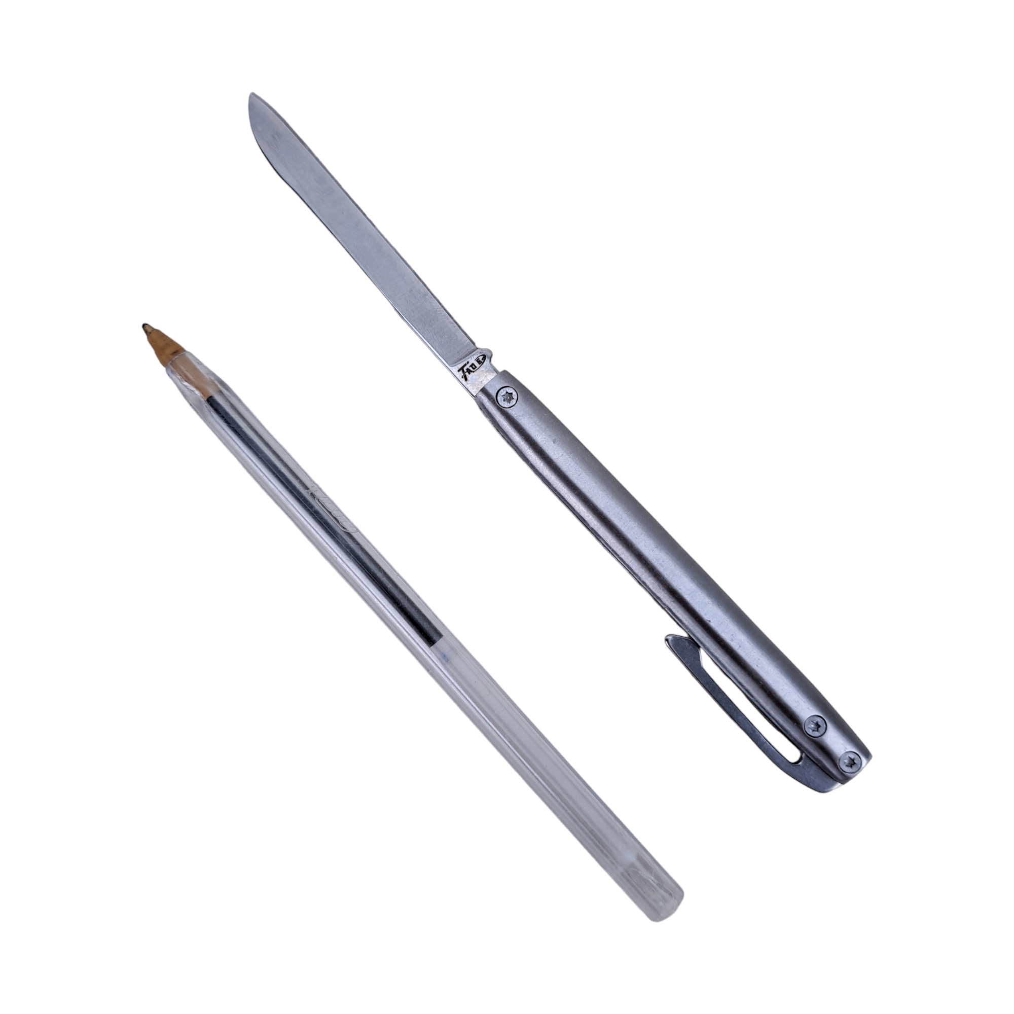 Canivete Caneta Bisturi Aço Inox - Febre do Aço