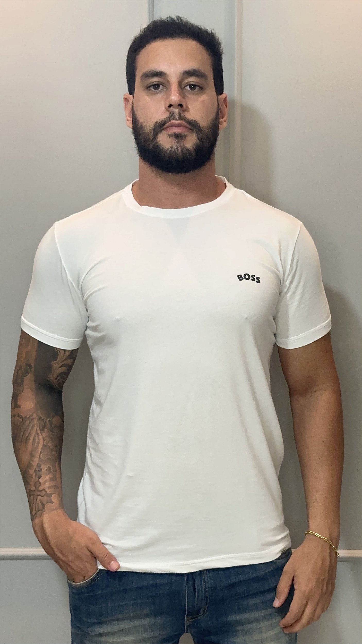 Kit 03 Camisetas Basicas Hugo Boss MBessa