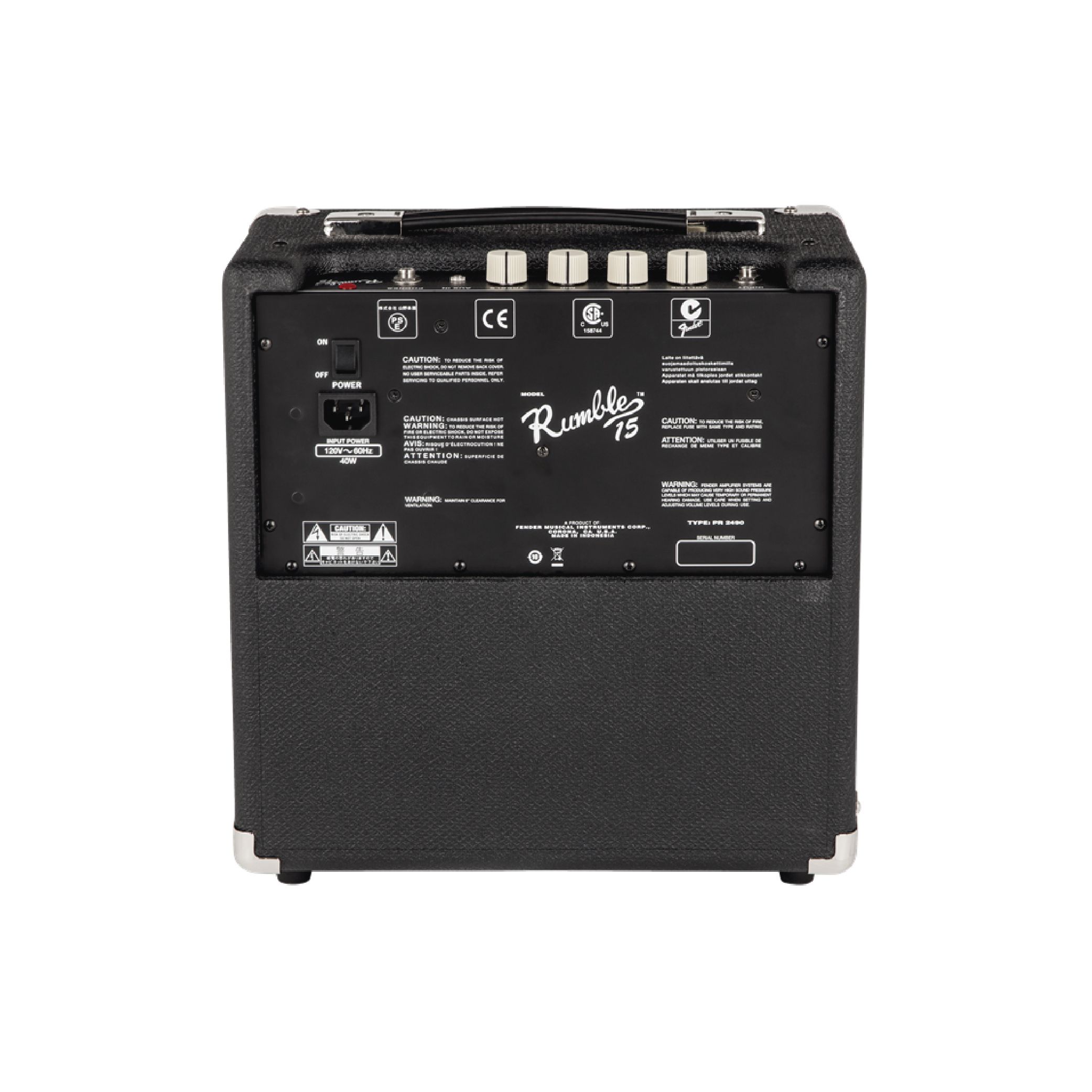 【美品】FENDER RUMBLE 15 V3 Amplificador De Baixo Fender Rumble 15 (v3) | Parcelamento sem juros