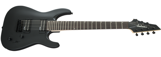 Guitarra Jackson 7c JS22-7 DKA Satin Black - Home
