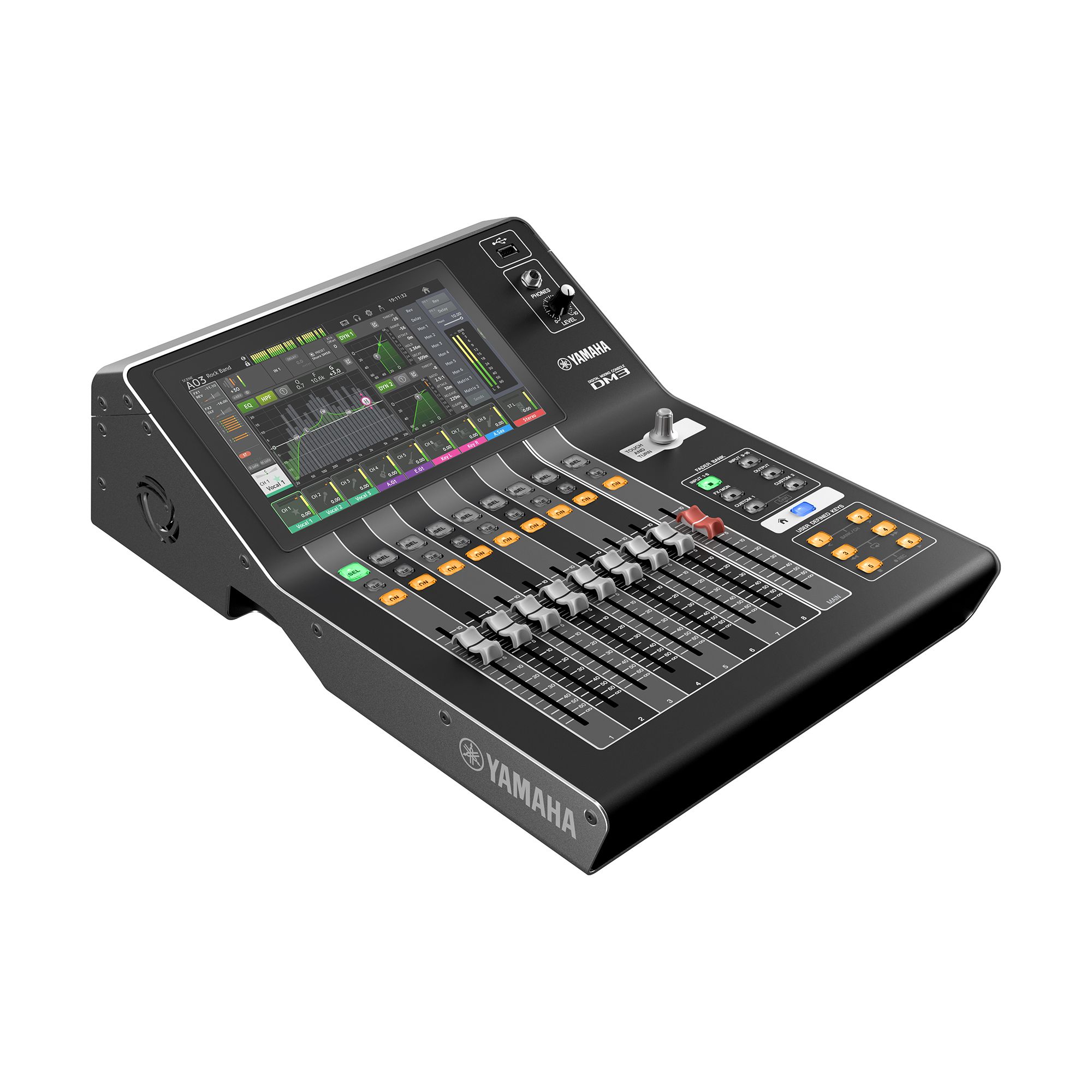 Mesa de Som Digital Yamaha DM3 c/ Dante 16 canais - Home