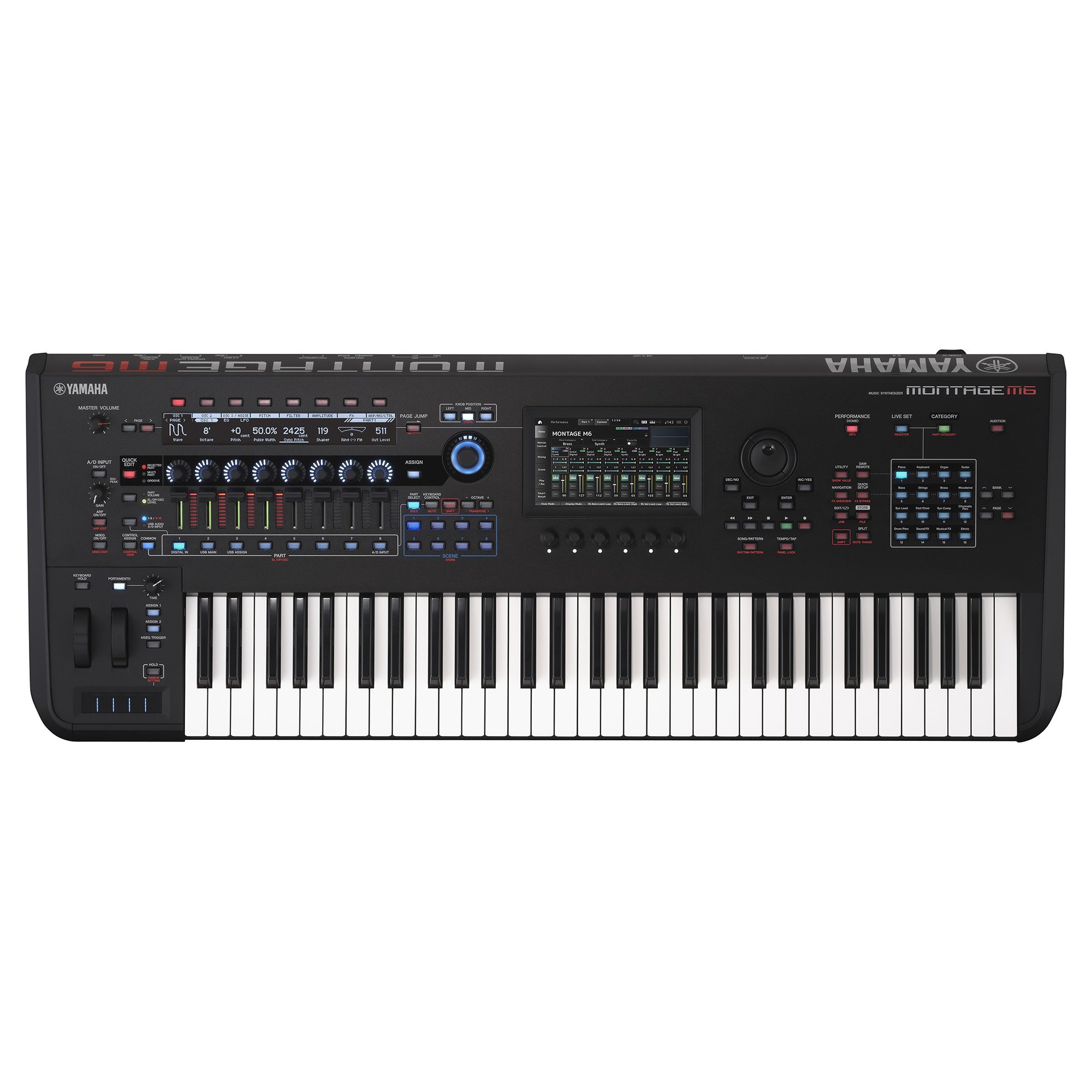 Teclado Sintetizador Yamaha Montage M6 Workstation 61 teclas - Home