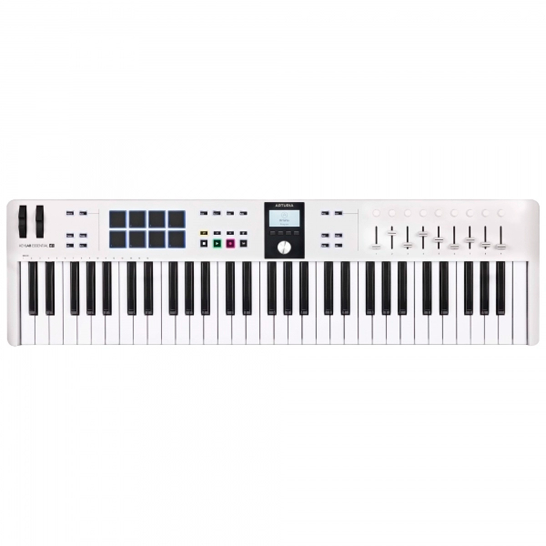Arturia KeyLab Essential 61 ホワイト Teclado Controlador Arturia Keylab Essential 61 Mk3 White