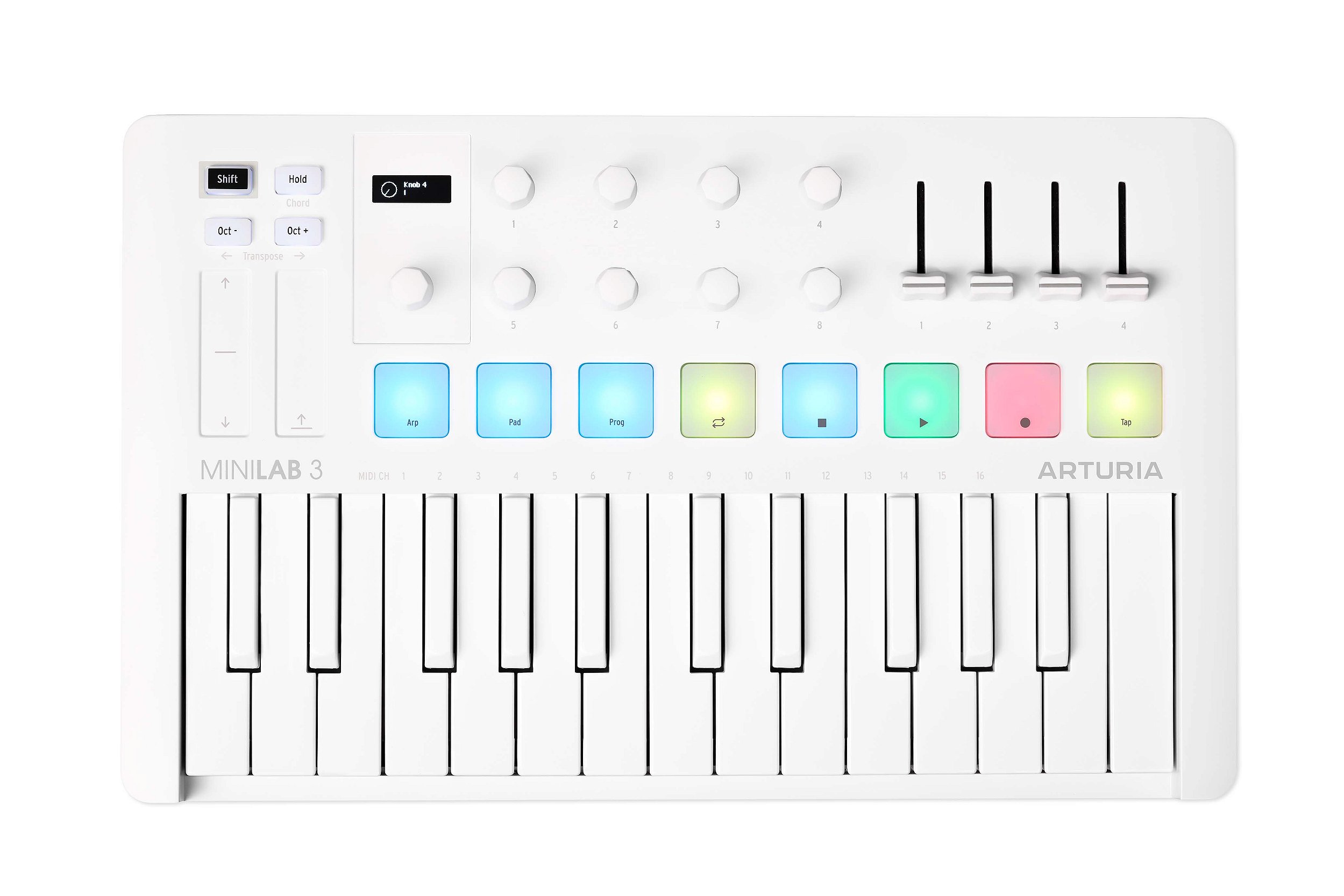 _MiniLab 3 Alpine White （入手困難 + ほぼ新品） Controlador MiniLab 3 Alpine White - Arturia - Home