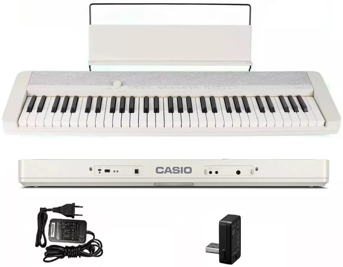 Teclado Musical Casio Casiotone CT-S1BK 61 Teclas Profissional, Preto -  Musica Center