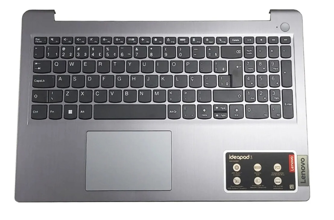 Base teclado Notebook Lenovo Ideapad 3i-15ITL6, 3-15ITL6, 3-15ALC6 - Seven  Distribuidora de Componentes Eletrônicos