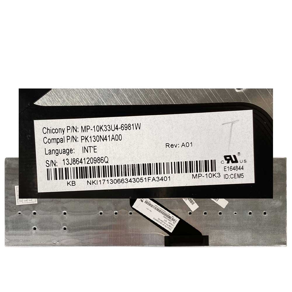 Tastiera Acer Aspire PK130IN2A00, NUOVA Apertura, Nera US QWERTY