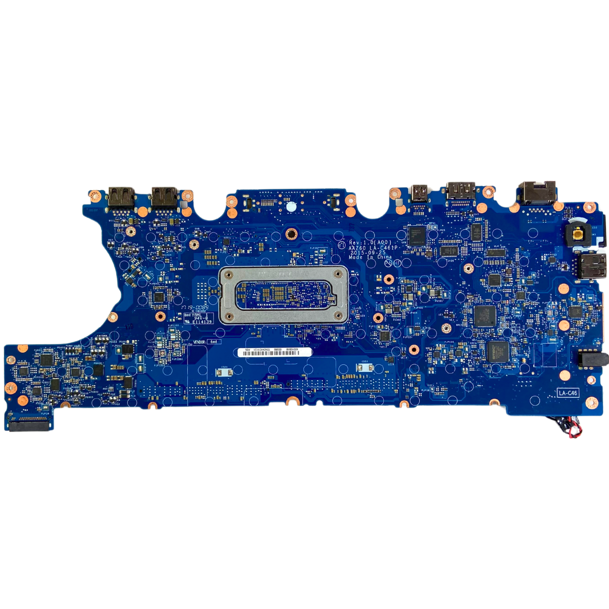 MAINBOARD Dell Latitude E7470 Core i5 6300u SR2F0 AAZ60 LA-C461P CHÍNH