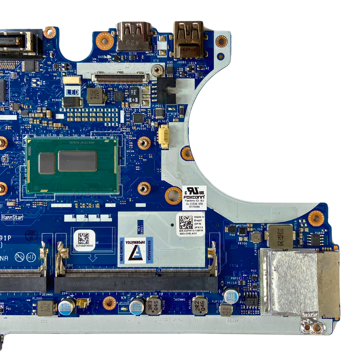 Placa M e Dell Latitude E7440 LA 9591P Core I5 4310U 2 SLOT DDR3 placa-m-e-dell-latitude-e7440-la-9591p-core-i5-4310u-2-slot-ddr3