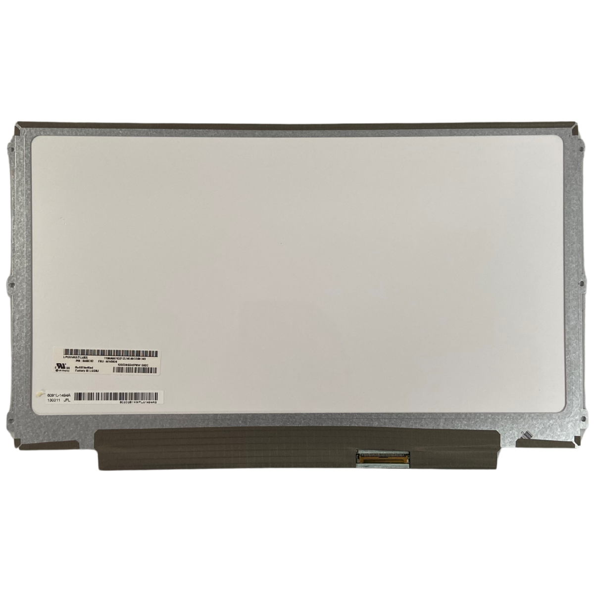 Écran LCD LED 12,5 Pouces, Référence LP125WH2(SL)(B1), Résolution 1366x768, Connecteur 40 Broches