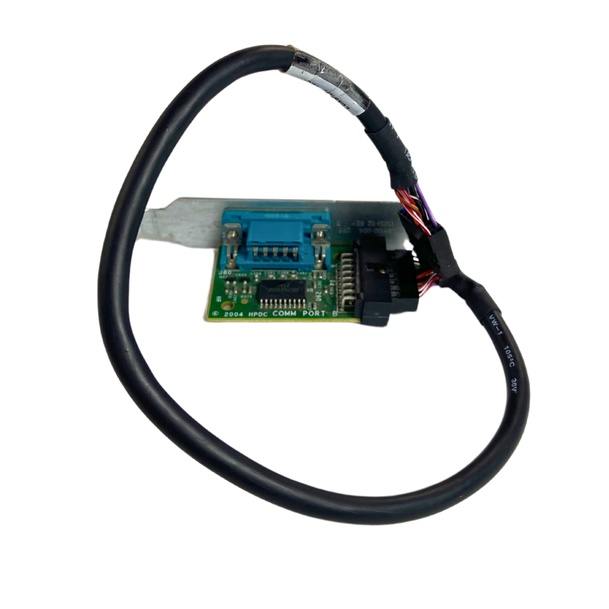 HP 2nd Serial Port DB9 Adapter Long Low Profile Half Full - Foto 2