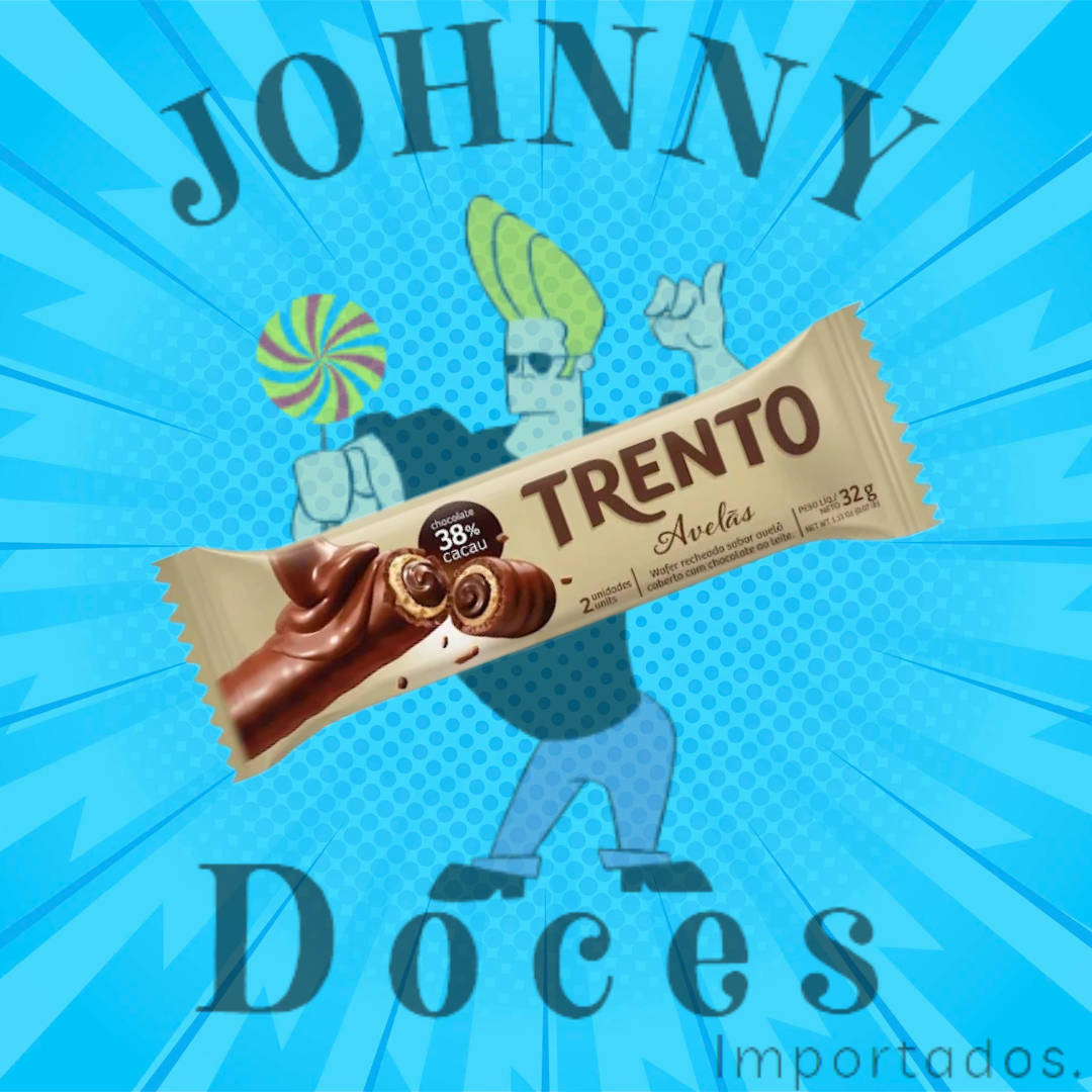 Trento Chocolate Avelã 32g - Johnny Doces Importados - Chocolates,  Biscoitos, Produtos Orientais