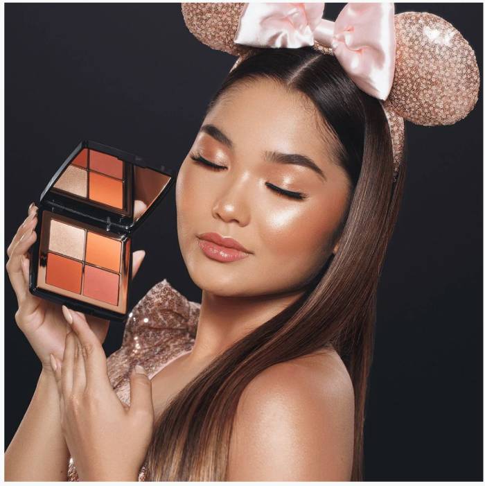 Paleta Multifuncional Iluminador Blush Minnie Mouse Glam Terracota Bruna Tavares Aroma