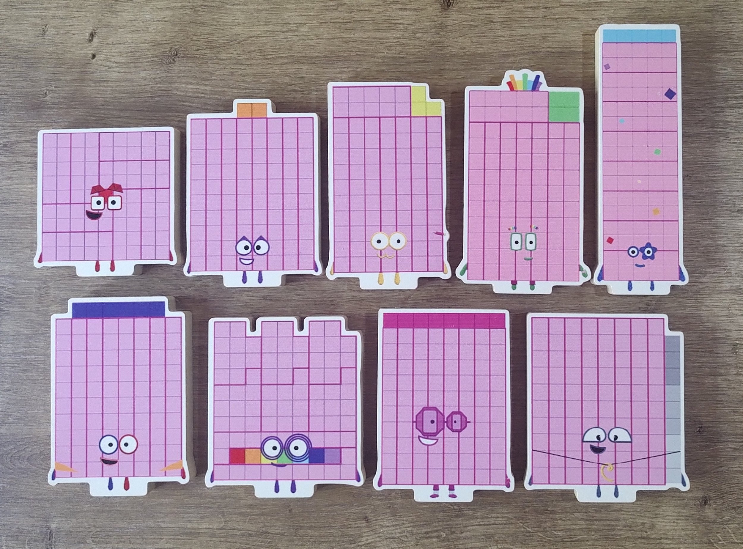 Numberblocks Personagens 81 ao 89 - Brinca Mais