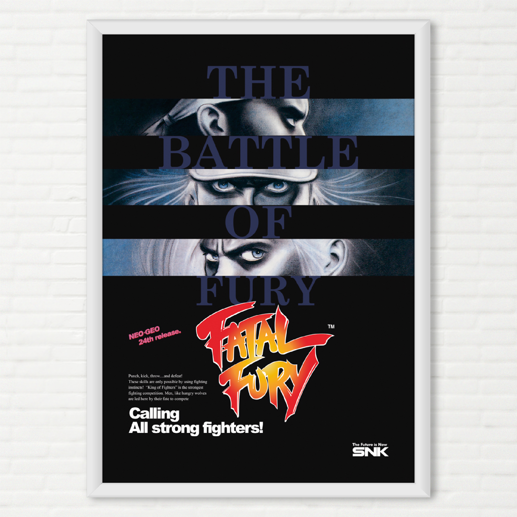Quadro Fatal Fury - Pôster Arcade SNK - Final Frame Quadros