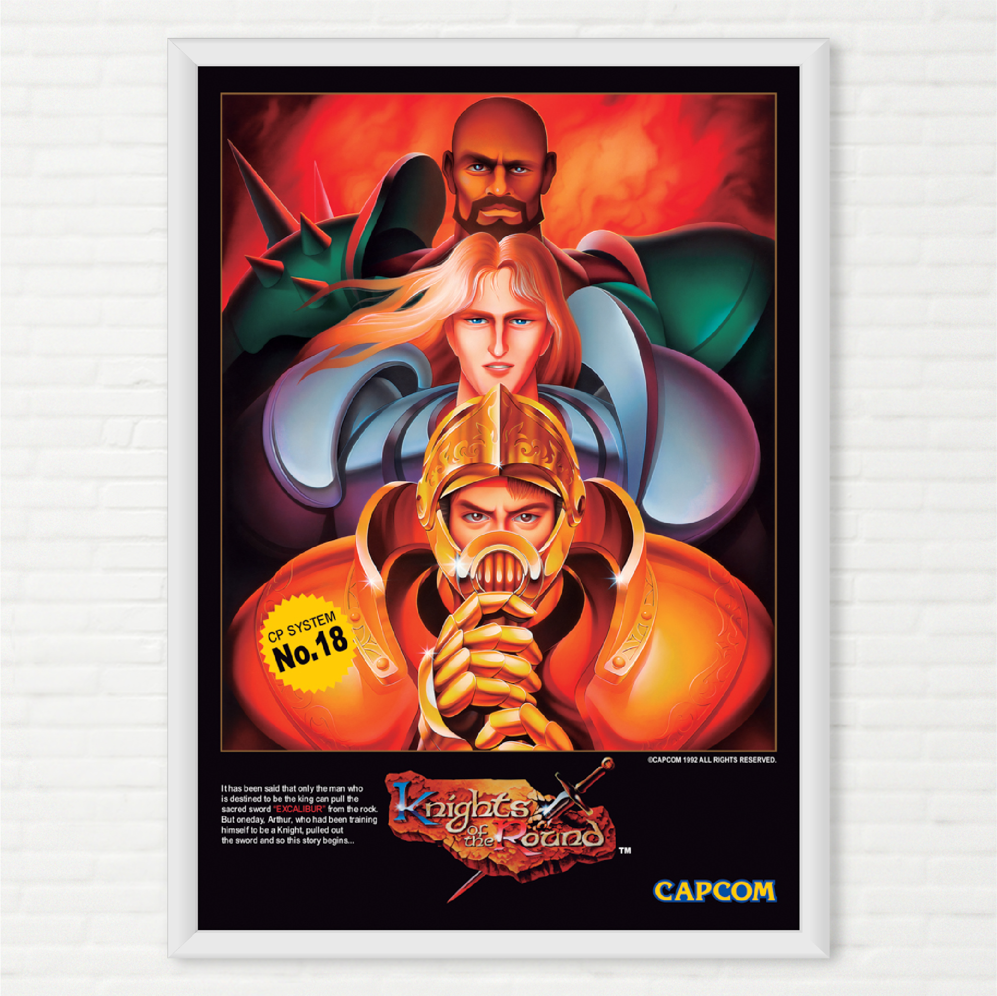 Poster Knights of the Rounds - Arcade Pôster Americano - Final