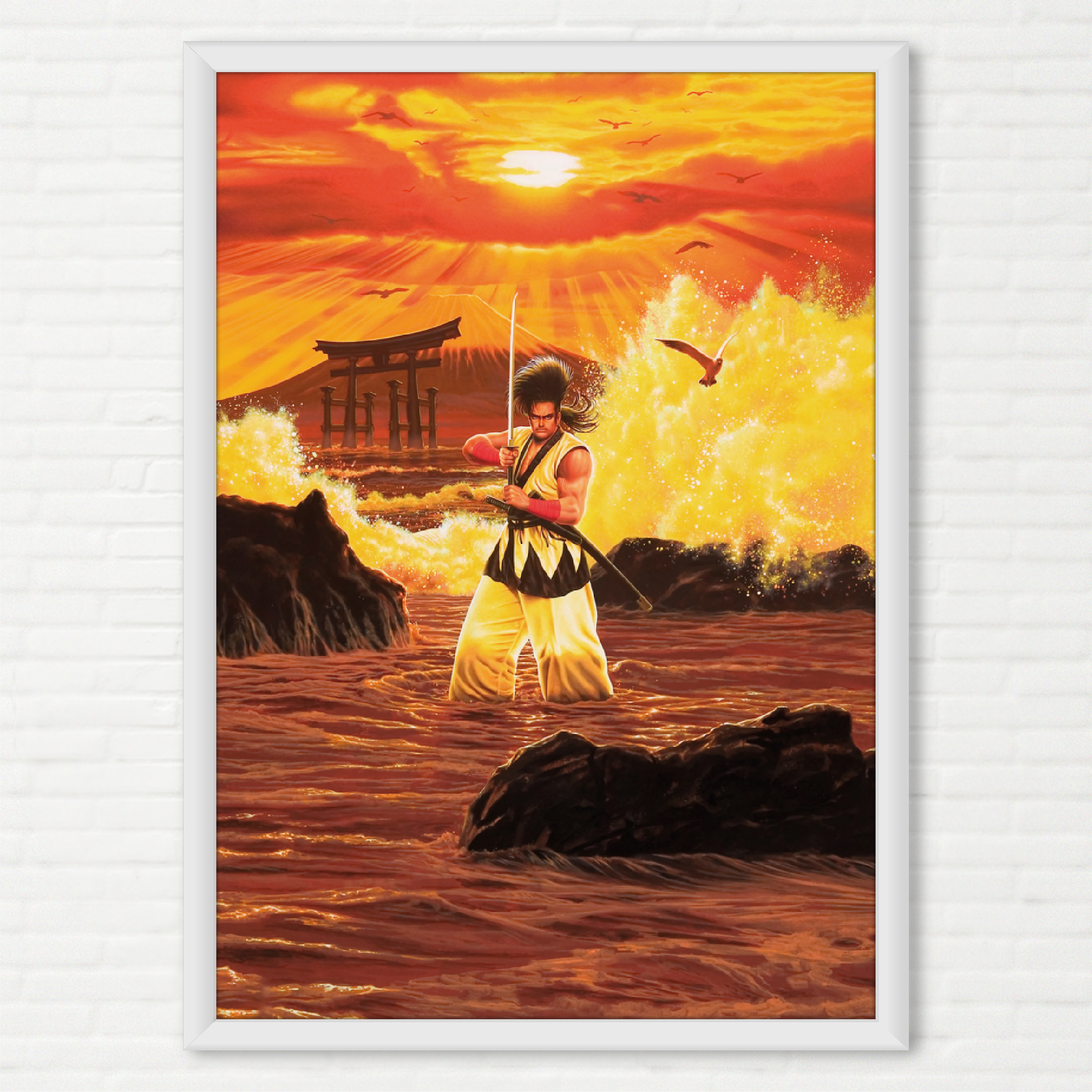 Poster Samurai Shodown Arte Haohmaru - Pôster Arcade SNK - Final