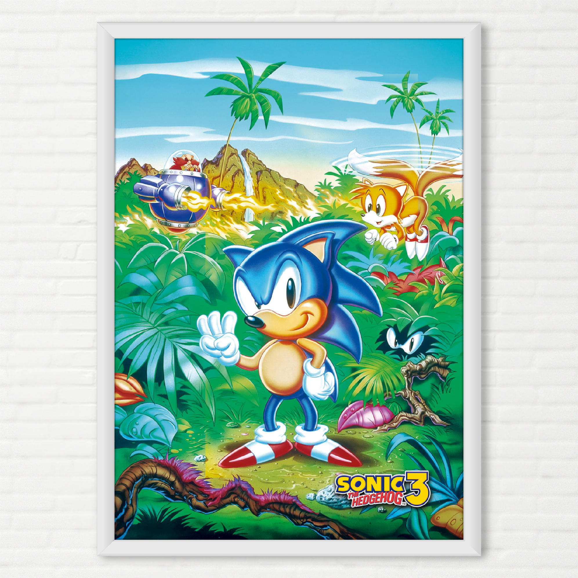 Poster Sonic The Hedgehog 3 – 30 X 40 Cm, Qualité Premium, Idéal Pour Décorer La Chambre D'Enfant