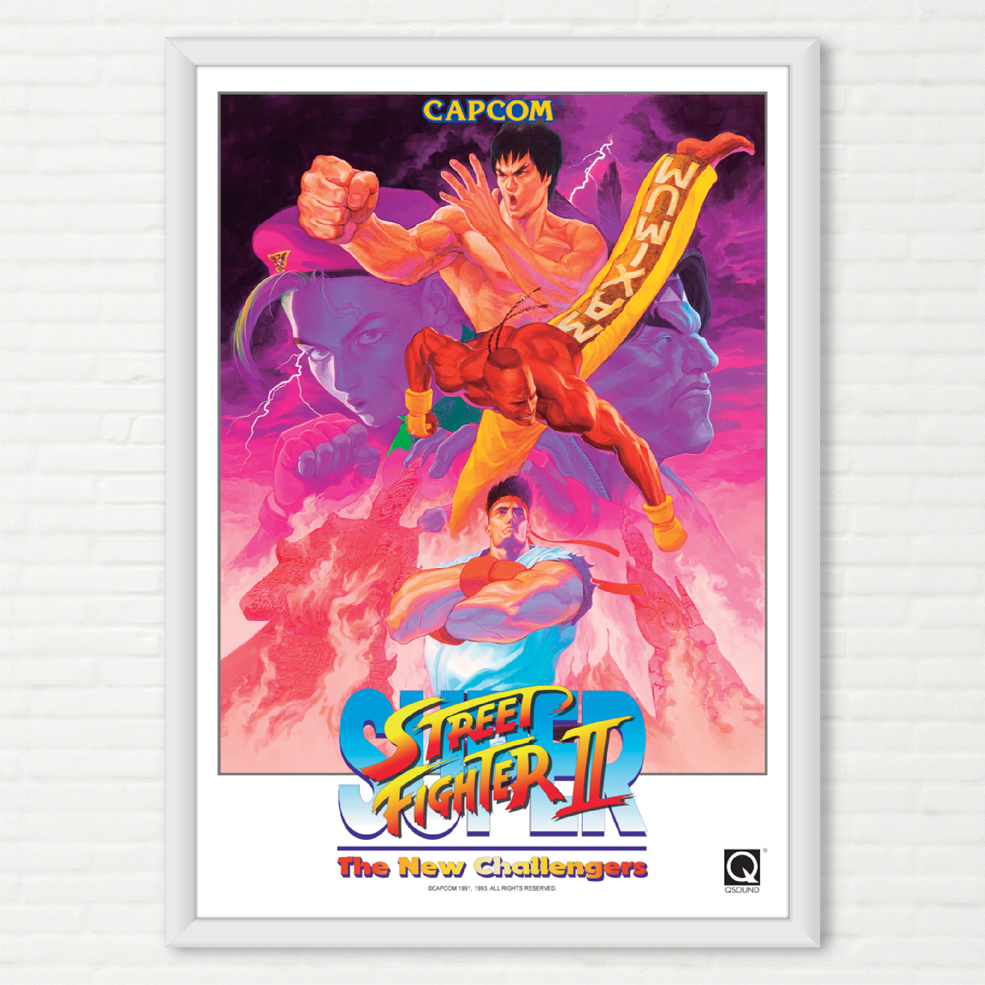 Quadro Super Street Fighter 2 The New Challengers Versão 02