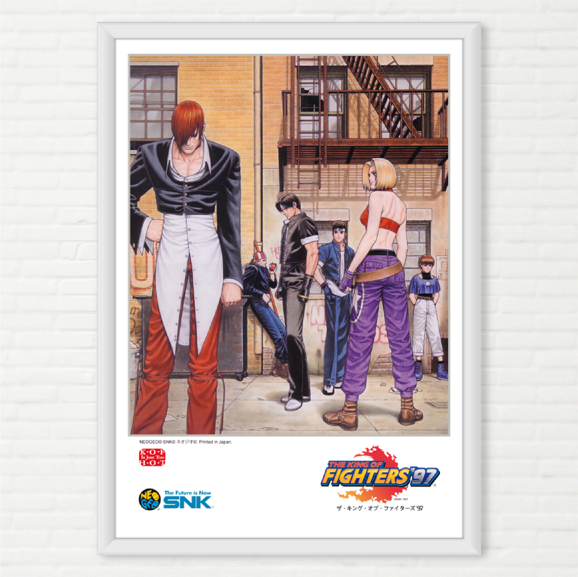 SNK ザ・キング・オブ・ファイターズ97 B1 販促ポスター 当時物 SNK ザ