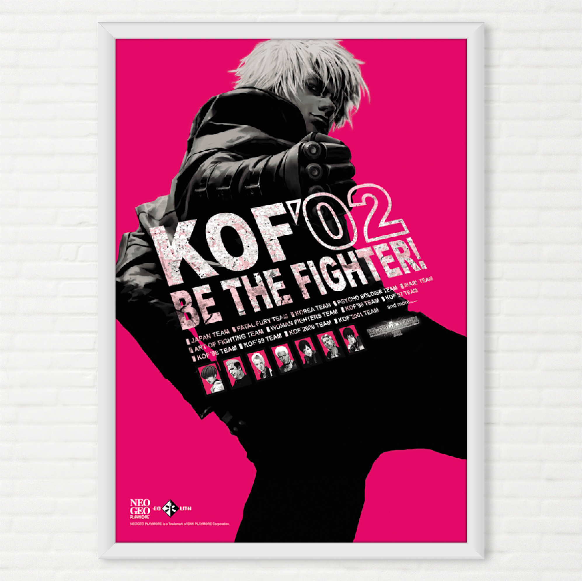 SNK ザ・キング・オブ・ファイターズ2002 B2ポスター Quadro The King of Fighters 2002 - Pôster Arcade SNK - Final Frame