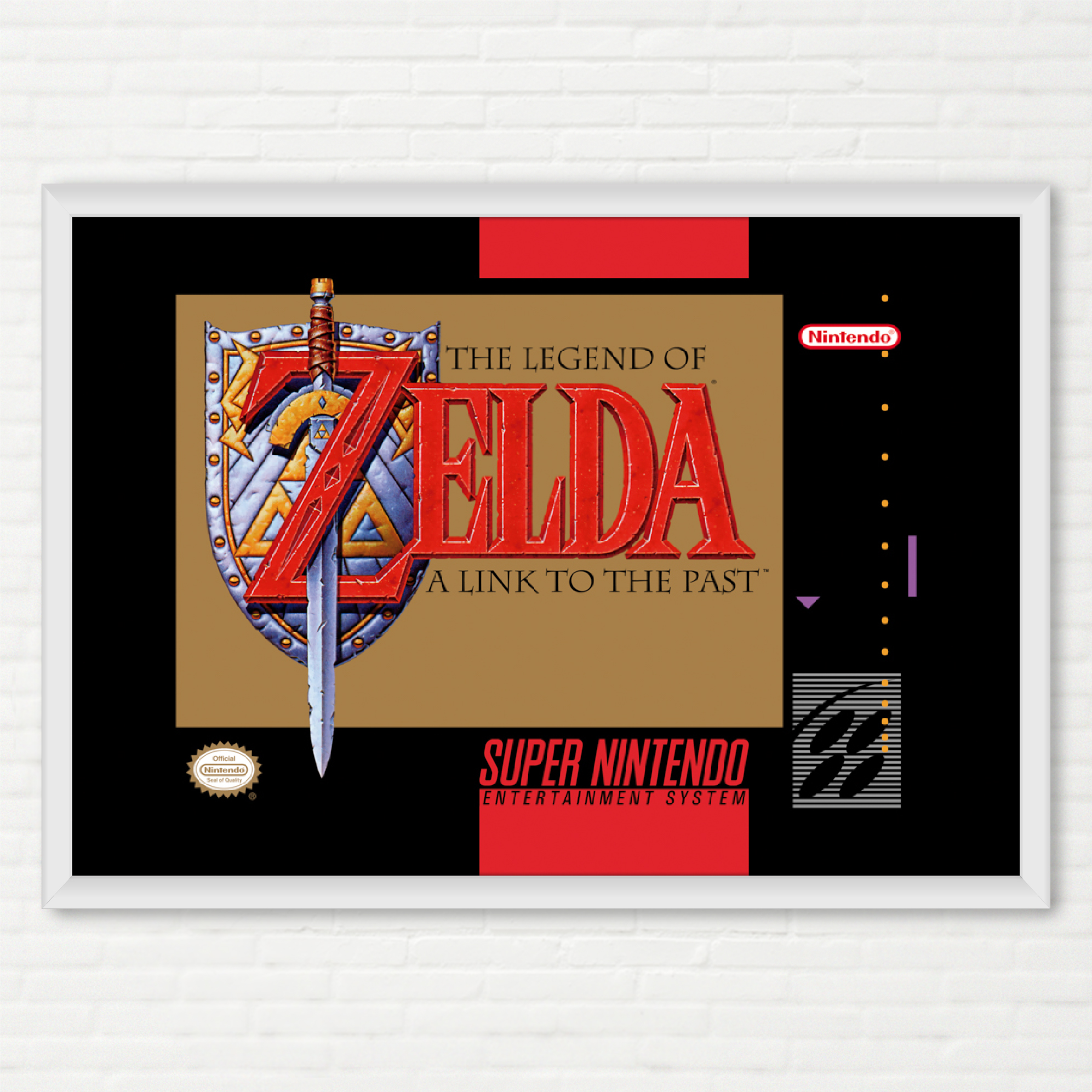Poster Capa do The Legend of Zelda A Link To The Past - Super