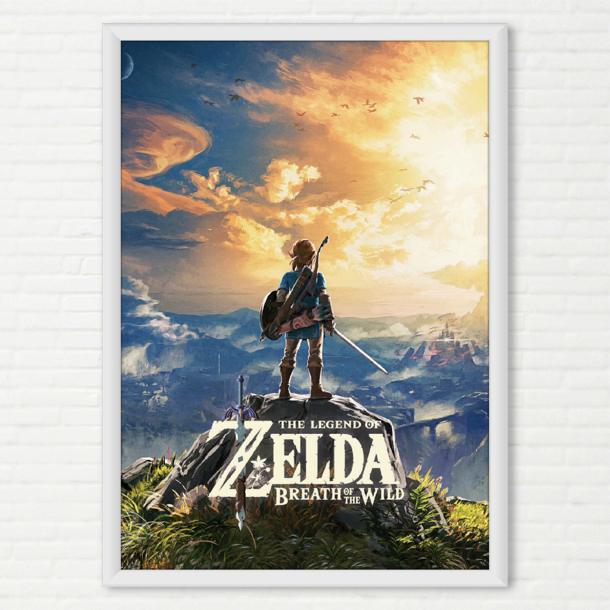 Poster The Legend of Zelda Breath of the Wild - Pôster Nintendo