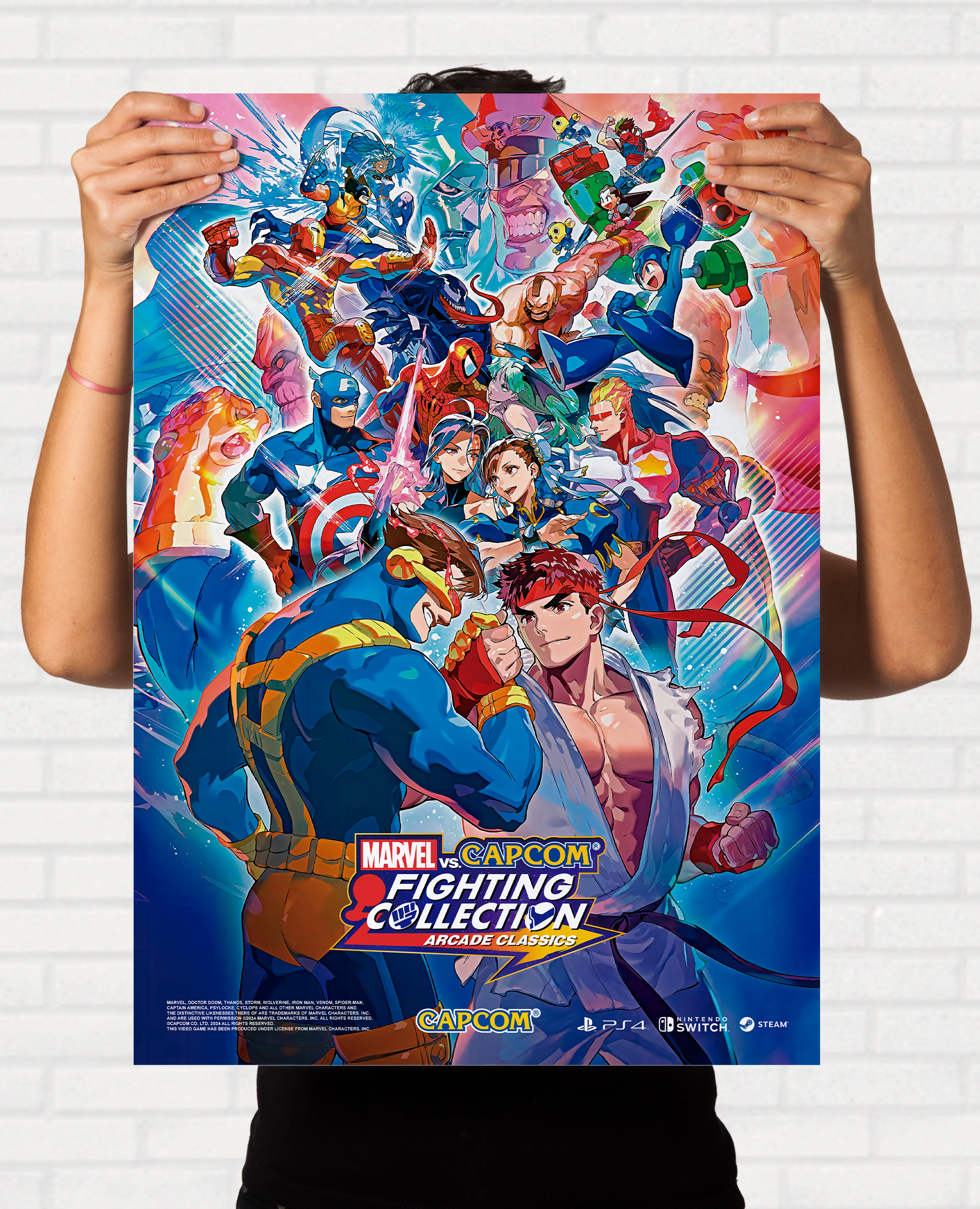 Poster Marvel vs Capcom Fighting Collection - Pôster Capcom