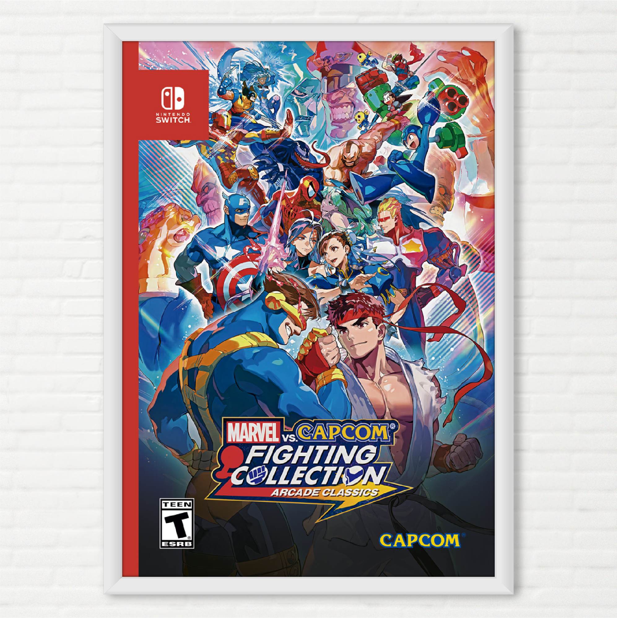 Poster Marvel vs Capcom Fighting Collection - Nintendo Switch