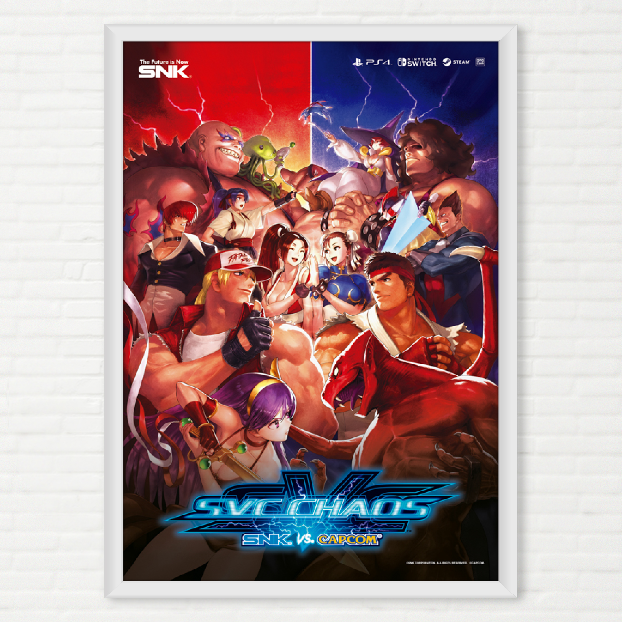Quadro SVC Chaos - SNK vs Capcom Remaster - Final Frame Pôsteres