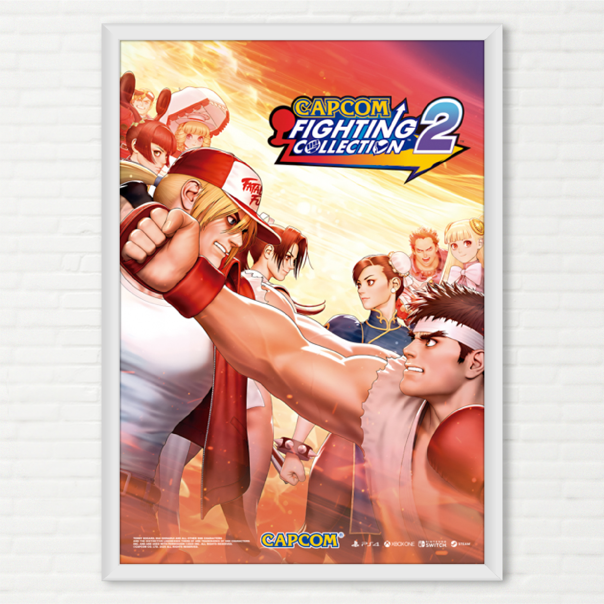Poster Capcom Fighting Collection 2 - Pôster Capcom - Final Frame