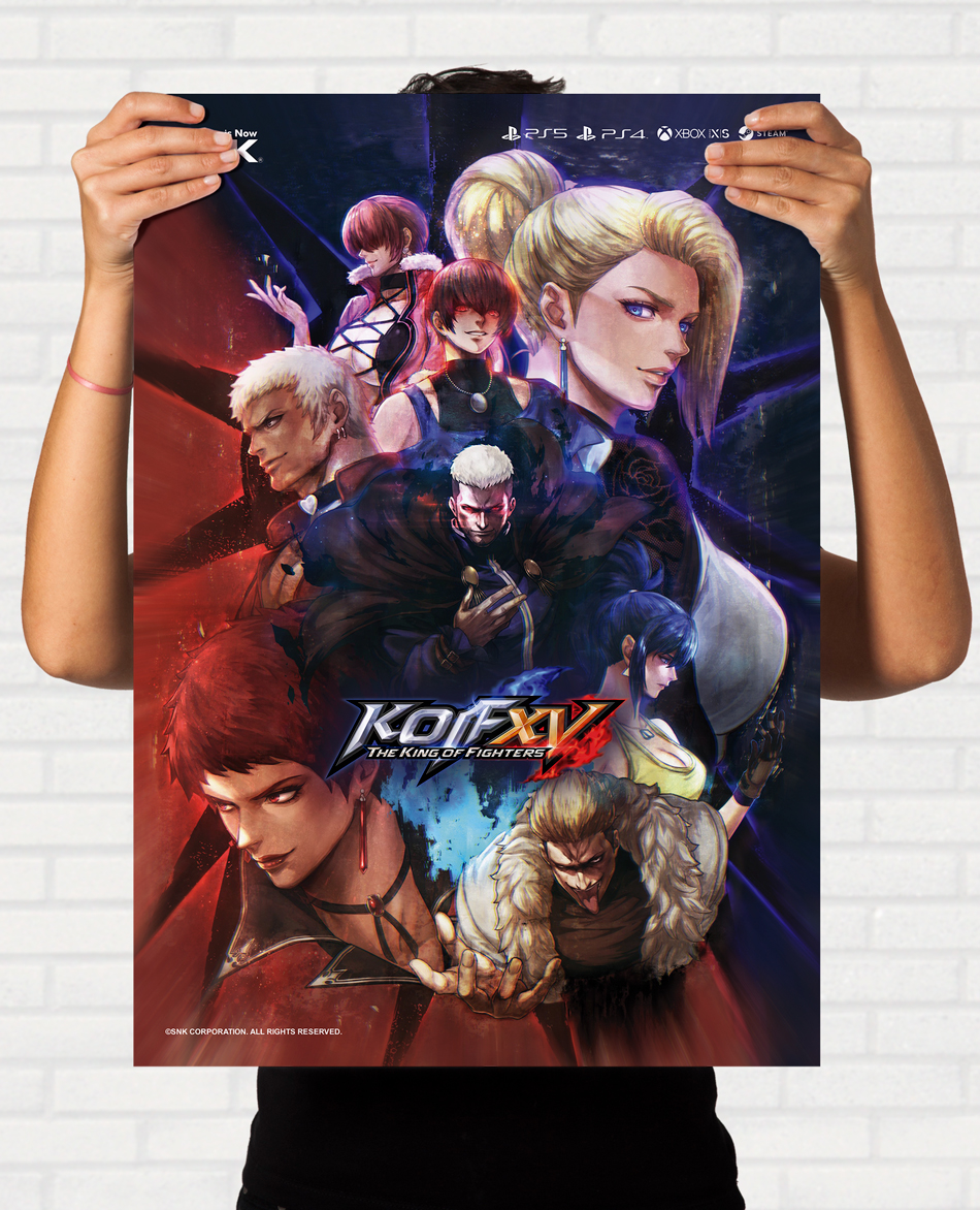 Poster The King of Fighters XV Hakkesshus - Pôster SNK - Final