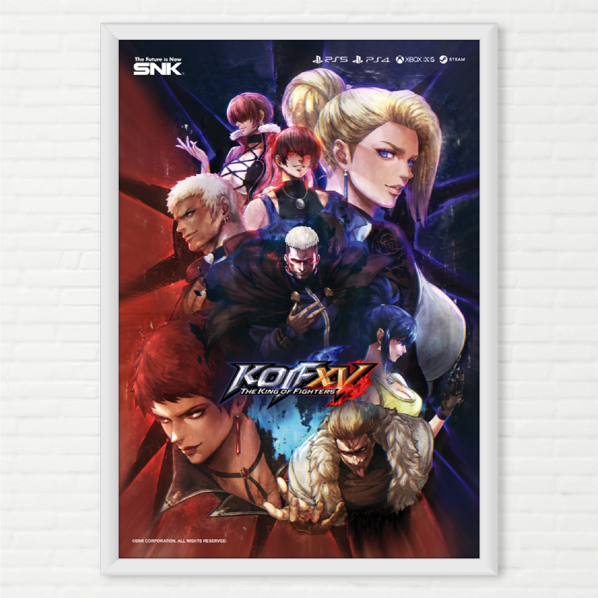 未開封 THE KING OF FIGHTERS ヴァイスシュヴァルツ　スリーブ Poster The King of Fighters XV Hakkesshus - Pôster SNK - Final